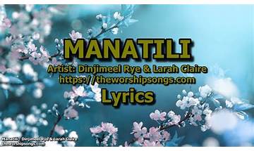 MANATILI tl Lyrics [Alisson Shore]